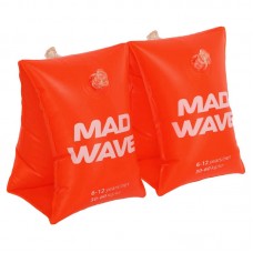 Нарукавники для плавання дитячі надувні MadWave Basic 2шт, 6-12 років, помаранчевий, код: M075605_6-12OR Нарукавники для плавання дитячі надувні MadWave Basic 2шт, 6-12 років, помаранчевий, код: M075605_6-12OR