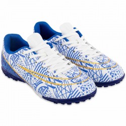 Сороконіжки футбольні PlayGame розмір 36, білий-синій, код: 1190-3_36