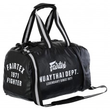 Рюкзак-сумка спортивна Fairtex 2 в 1, 44л, чорний, код: GA-9477-S52