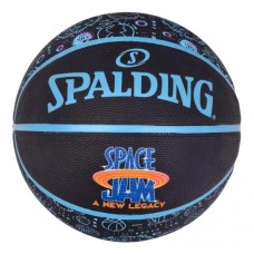 М"яч баскетбольний Spalding Space Jam Tune Squad R №7, чорний, код: 689344412634