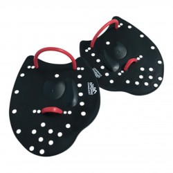 Лопатки для плавання SNS SH2 розмір M, жорсткі з червоними ремінцями, код: 17077-SNS