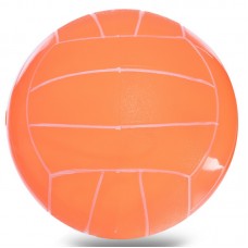 Мяч волейтбольный SP-Sport резиновый, оранжевый, код: BA-3007_OR-S52