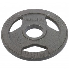 Млинці (диски) сталеві з хватом d-52мм Zelart 2,5 кг, сірий, код: TA-7791-2_5-S52