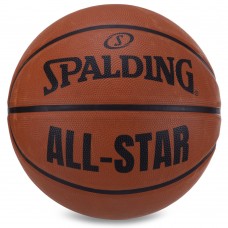 Мяч баскетбольный резиновый Spalding All-Star №7 оранжевый, код: BA-4944-S52