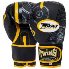 Рукавички боксерські Twins Mate 12 унцій, жовтий, код: TW50_12Y Рукавички боксерські Twins Mate 12 унцій, жовтий, код: TW50_12Y