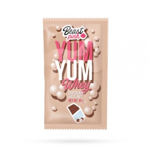 Зразок BeastPink Yum Yum Whey 30 г, зі смаком шоколад-горіх, код: 8586022216824