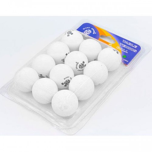 М"ячі для настільного тенісу Giant Dragon 12 шт, код: MT-6558-W М"ячі для настільного тенісу Giant Dragon 12 шт, код: MT-6558-W