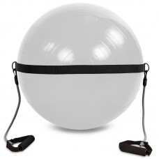 М"яч для фітнесу FitGo 65 см, білий, код: FI-0702B-65_W
