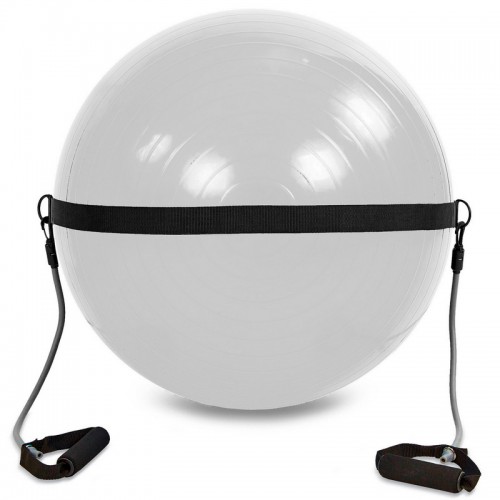 М"яч для фітнесу FitGo 65 см, білий, код: FI-0702B-65_W