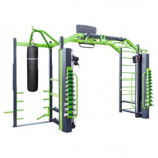 Станція для функціонального тренінгу і кросфіту InterAtletika Explode 5430x1955х3253 мм, код: KF-S2.1 Станція для функціонального тренінгу і кросфіту InterAtletika Explode 5430x1955х3253 мм, код: KF-S2.1