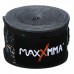 Бінти боксерські поліестер з еластаном із принтом Череп Maxxmma 3м, 2шт, чорний-білий, код: WR07-120_BK