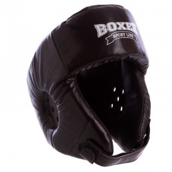 Шолом боксерський Boxer L чорний, код: 2027_LBK-S52
