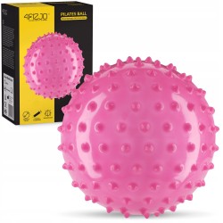 М"яч для пілатесу, йоги, реабілітації 4Fizjo 20 см (масажний) Pink, код: P-5905973402347