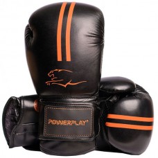 Боксерські рукавиці PowerPlay Black/Orange 8-16oz, код: PP_3016_Black/Orange