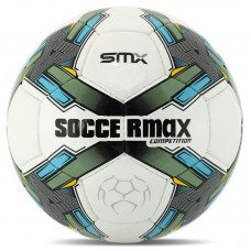 М"яч футбольний Soccermax №5, білий-зелений, код: FB-4194_G