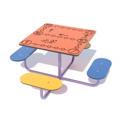 Столик Miros “Гра” 1230х1230х600 мм, код: DIO211.2HDPE