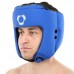 Шолом боксерський відкритий шкіряний Hard Touch XL, синій, код: BO-4233_XLBL