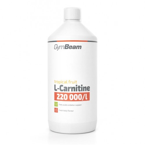 Жироспалювач L-карнітин GymBeam 1000мл, тропічні фрукти, код: 8586024620841
