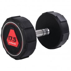 Гантель цільна професійна Li Nuo 1х17, 5кг чорний, код: TA-3618-17_5-S52 Гантель цільна професійна Li Nuo 1х17, 5кг чорний, код: TA-3618-17_5-S52