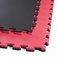 Мат-пазл ластокулярин хвіст 4Fizjo Mat Puzzle EVA Black/Red 1000x1000x20 мм, код: P-5907739310637