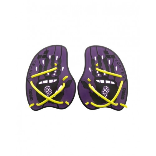 Лопатки для плавання Arena Vortex Evolution Hand Paddle L, фіолетовий-жовтий, код: 3468337527190 Лопатки для плавання Arena Vortex Evolution Hand Paddle L, фіолетовий-жовтий, код: 3468337527190