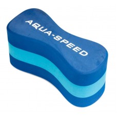 Колобашка для плавання Aqua Speed Junior 3 Layesr Pullbuoy 200x80x100 мм, синій-блакитний, код: 5908217667786