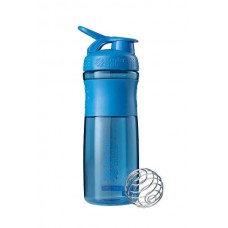 Шейкер спортивний (пляшка) BlenderBottle SportMixer 28oz/820ml Cyan (Original), код: SM 28oz Cyan