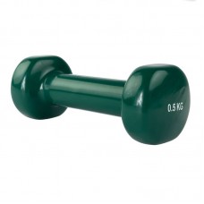 Гантель вінілова для фітнесу Stein 1x0.5 кг, зелена, код: DB3012-0.5-ST Гантель вінілова для фітнесу Stein 1x0.5 кг, зелена, код: DB3012-0.5-ST