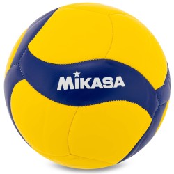 М"яч волейбольний Mikasa №4 PU, жовтий-синій, код: V455W-S52