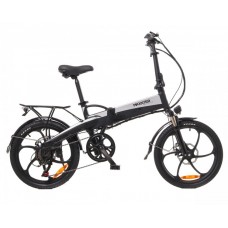 Електричний велосипед Maxxter Ruffer (black-silver) (20", 250 Вт, 7,5 А/год, 48 В), чорний-срібний, код: 1604414-D