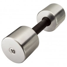 Гантель InterAtletika 1х10 кг, хром, код: ST541-10-IA