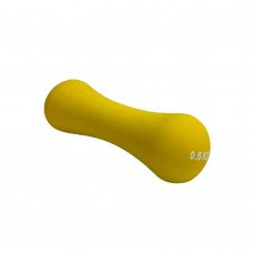 Гантель неопренова Stein 1х0,5 кг, жовта, код: DB3079-0.5yellow-ST