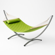Стійка для гамака + Двомісний гамак WCG Soft XXL 200x140 з планками, зелений, код: WCGR-H05-3-IF