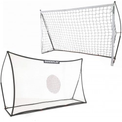 Футбольні ворота 2 в 1 Quickplay Kickster + сітка для відпрацювання удару 240x150 см, код: 5754-IN