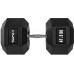 Гантель прогумована HMS Hex Pro 1х47,5 кг, код: M-1470400-IN