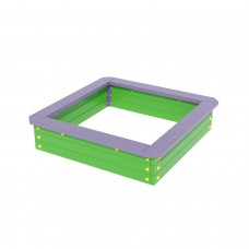 Дитяча пісочниця мала дерев"яна Miros 1450х1450х340 мм, код: DIO201.1