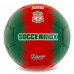 М"яч футбольний Soccermax Liverpool №5 PU, зелений-червоний, код: FB-0047-822-S52
