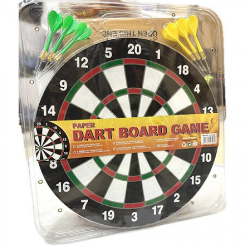 Дартс з паперовою мішенню для дротиків PlayGame 37 см, код: CJ-15328-WS Дартс з паперовою мішенню для дротиків PlayGame 37 см, код: CJ-15328-WS