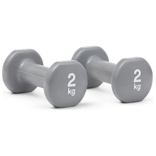 Гантелі для фітнесу Reebok Dumbbells 1х2 кг, сірий, код: 885652018234