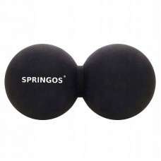 Масажний м"яч подвійний Springos Lacrosse Double Ball 130х65 мм, код: FA0053