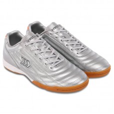 Футзалки взуття для міні-футболу Restime, розмір 39, срібний-помаранчевий, код: 221006-2_39