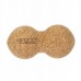 Масажний м"яч подвійний 4Fizjo Lacrosse DuoBall Cork 6.5 x 13.5 см, код: P-5907739319586