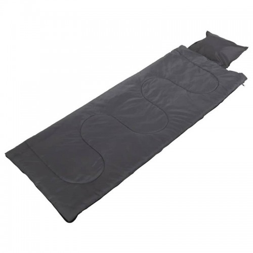 Спальний мішок ковдра Camping із підголовником, сірий, код: SY-4140_GR-S52