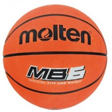 М"яч баскетбольний Molten MB 6 №6, помаранчевий, код: 4905741838140 М"яч баскетбольний Molten MB 6 №6, помаранчевий, код: 4905741838140