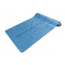 Килимок для йоги професійний EasyFit Pro каучук, 1840х680х5 мм, блакитний, код: EF-1925-1-BL-EF