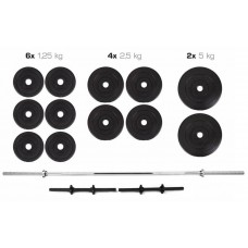 Штанга + гантелі наборні WCG 38 кг, код: 320.000.0075-IF Штанга + гантелі наборні WCG 38 кг, код: 320.000.0075-IF