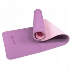 Килимок для йоги та фітнесу Springos TPE 1830х610х6 мм, Purple/Pink, код: YG0015