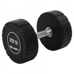 Гантель цільна професійна CPU покриття Zelart 1х22,5кг, чорний, код: TA-3111-22_5