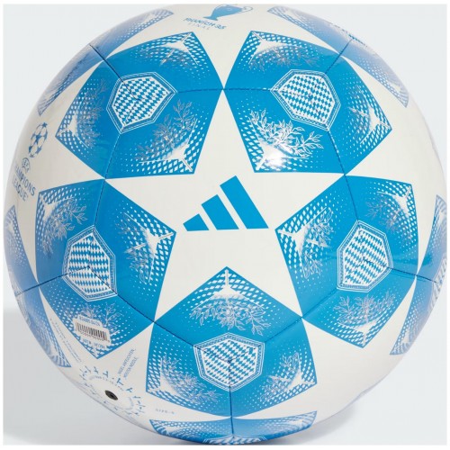 М"яч футбольний Adidas UCL CLB №5, білий-блакитний, код: 4067891391590