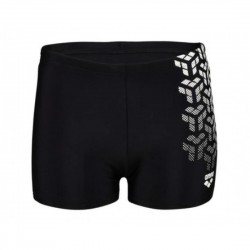 Плавки-боксери для хлопців Arena Kikko V Swim Short Graphic зріст 152 см, 12-13 років, чорний-білий, код: 3468337063629